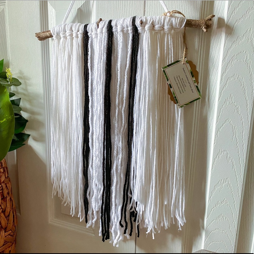 🌿Handmade boho wall hanging